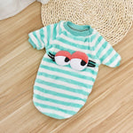 Cotton Dog Cat Warm Striped Clothes