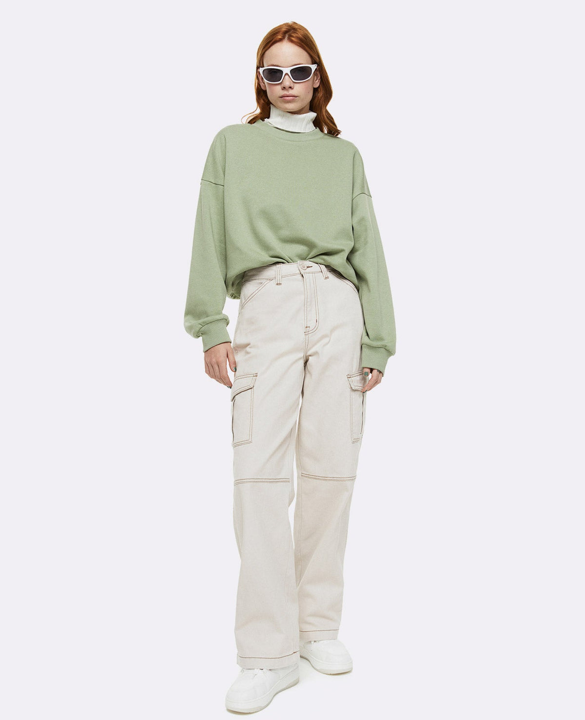Solid Cargo Pant