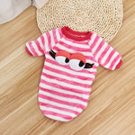 Cotton Dog Cat Warm Striped Clothes